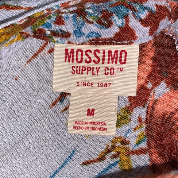 Mossimo long sleeved mini dress, floral print, size medium - Picture 3 of 4